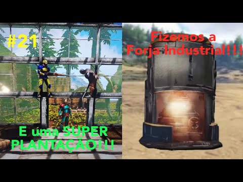 Ark Ragnarok #20: Fizemos a FORJA INDUSTRIAL e uma ESTUFA!!!