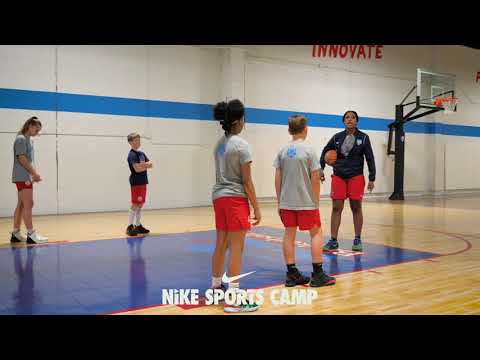 Nike Basketball Camp - Two on Two Opposite Block Touch Drill