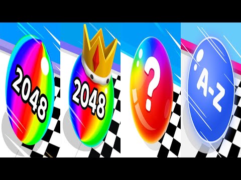 Ball Run 2048 VS Ball Merge 2048 VS Ball Master 2048 VS AZ Run Gameplay Ep1