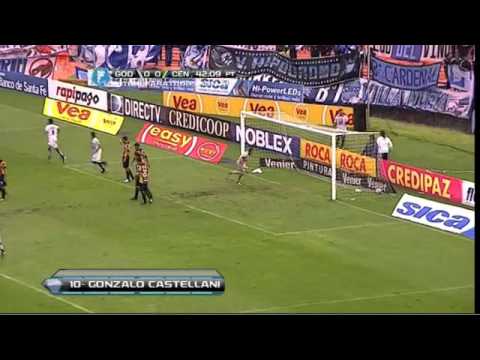 Gol de Castellani Godoy Cruz 1   Central 0 Fecha 4 Torneo Final 2014 Fútbol Argentino
