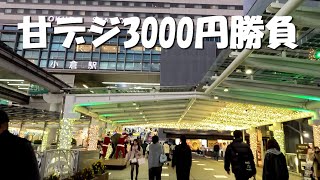 甘デジ3000円の旅打ちの実戦動画です