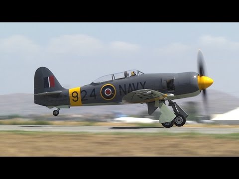 Dennis Sanders Sea Fury aerobatics