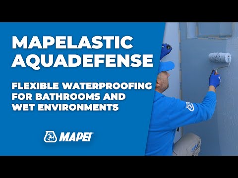 Mapei | Mapelastic AquaDefense | Flexible waterproofing for bathrooms and wet environments
