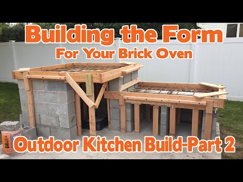 How to build a brick oven / building the form / Outdoor kitchen build: Part 2