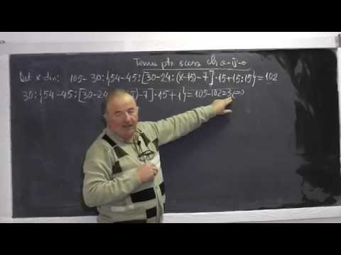 1/2 Lectia 731 - Ordinea efectuarii operatiilor Divizorii unui numar Teorema impartirii rest Clasa 4