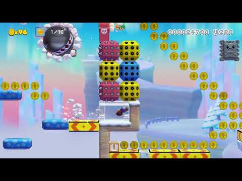 ☆2千良いね記念☆爽快? コイン収集全自動 by くま3【じろ】 🍄 Super Mario Maker 2 ✹Switch✹ #awv