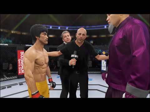 Bruce Lee vs. Purple Shaolin - EA Sports UFC 4 - Glitch Match 👊🤪