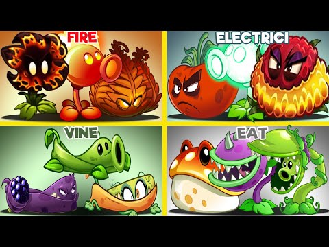 PvZ 2 10 .2.1 Buzz Butt Team Fire Electrici Vine Eat Vs Team Zombies-That Team Can Win?