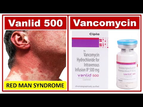 Vancomycin vanlid 250/500mg injection, 1 vial