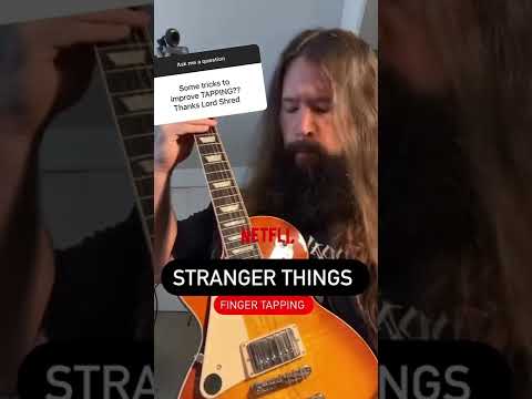 Stranger Things finger tapping 🎸