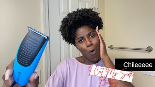 ✨ Trying Clip-Ins on Short 4A/4B Natural Hair! Quick & Easy Transformation 🔥 | Laser Hair Amazon