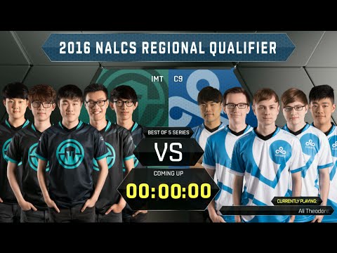 Cloud 9 vs Immortals full series (All Games) | S6 Worlds 2016 NA Gauntlet Finals | C9 vs IMT