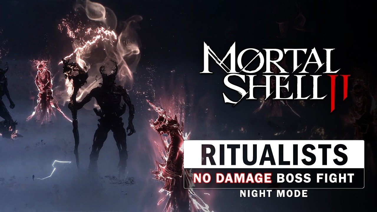 Mortal Shell 2 - Gloombound Ritualists Boss Fight (No Damage / Night Mode)