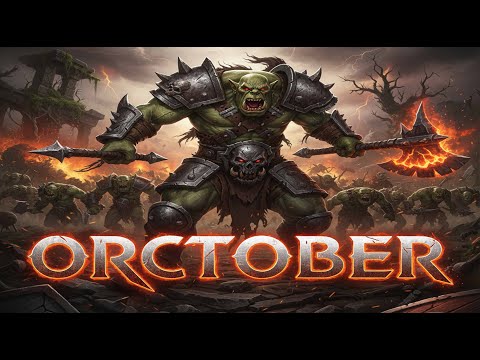 Ard ta do proper krumpin on little bases. #warhammer40k #orcs #tabletopgaming #mentalhealth 