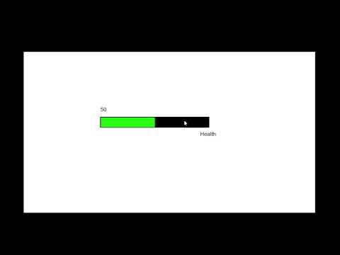 How to create a Dynamic Health Bar in Construct 2/3 (in 3 minutes)