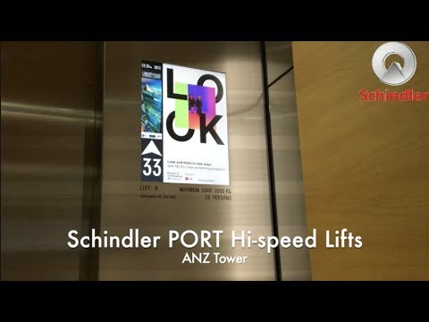 ADVENT DAY 2 | Schindler PORT Hi-speed Traction Lifts @ ANZ Tower
