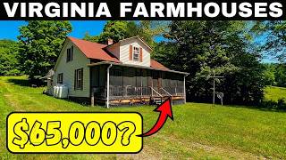 10 LOW COST Virginia Farmhouses You Can Buy Right Now | Starting from Just 65k!
