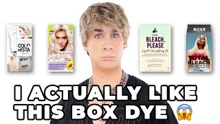I tested box dye bleach kits and the results had me shook
