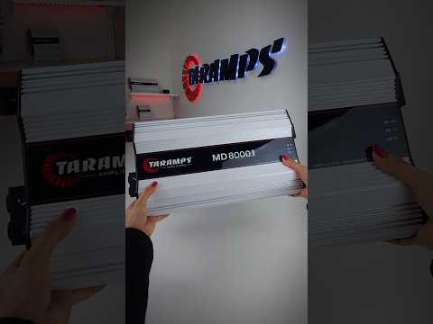 Módulo amplificador MD 8000.1! Potência e Versatilidade!🔊🚀👊 #taramps #modulotaramps