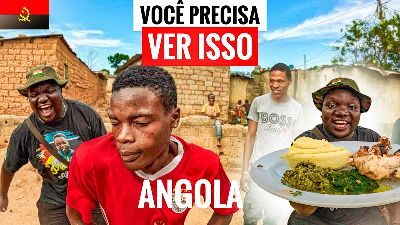 COMO FUI TRATADO EM UM BAIRRO RAÍZ EM ANGOLA🇦🇴 (ÁFRICA)