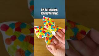 DIY Farbklecks Schmetterlinge #funforkids #diy #kindergarten #forkids #kidsactivities #crafts #kids