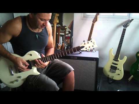 Guitarra Les Paul LTD de ESP EC-50 +Fender Hot Rod Deville por Ariel Locurcio