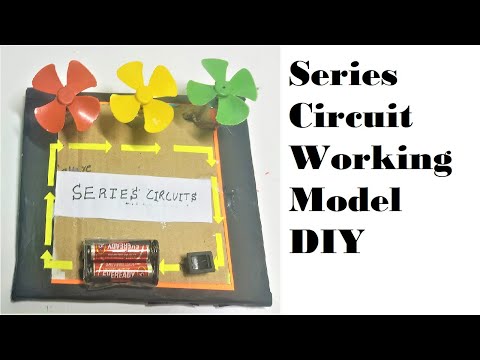 series circuit and parallel circuit working model making diy howtofunda electricity projects