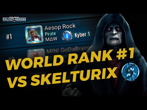 Aesop is BACK! A 5v5 Grand Arena with the WORLD NUMBER ONE vs Skelturix! | SWGOH GAC 5v5