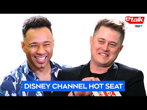 Corbin Bleu & Lucas Grabeel in the Disney Channel Hot Seat