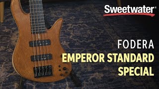 Video thumbnail for Fodera Emperor Standard Special Bass Review by Sweetwater