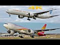 ️ PLANE SPOTTING LIEGE LGG WITH BOEING 777 300 CONVERTED FREIGHTER AND SICHUAN LOGISTICS 747 8F
