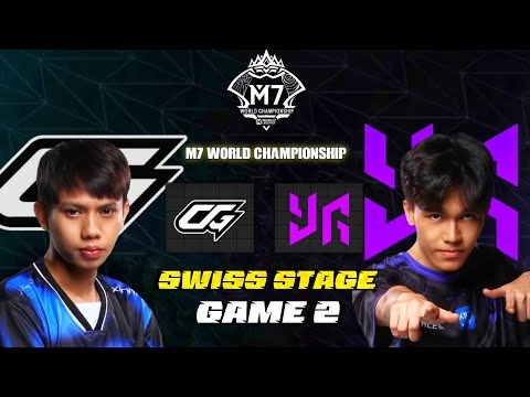 CG ESPORTS vs YG GAME 2 | SWISS STAGE | M7 WORLD CHAMPIONSHIP | CG vs YG