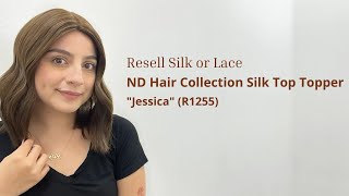Lightly Worn Hair Topper - ND Hair Collection Silk Top Topper, Jessica (R1255)