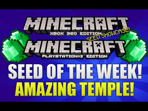"Minecraft Xbox 360 & PS3 TU16 SEED" AMAZING! Desert Temple Inside Jungle Biome! & More! [TU16 SEED]