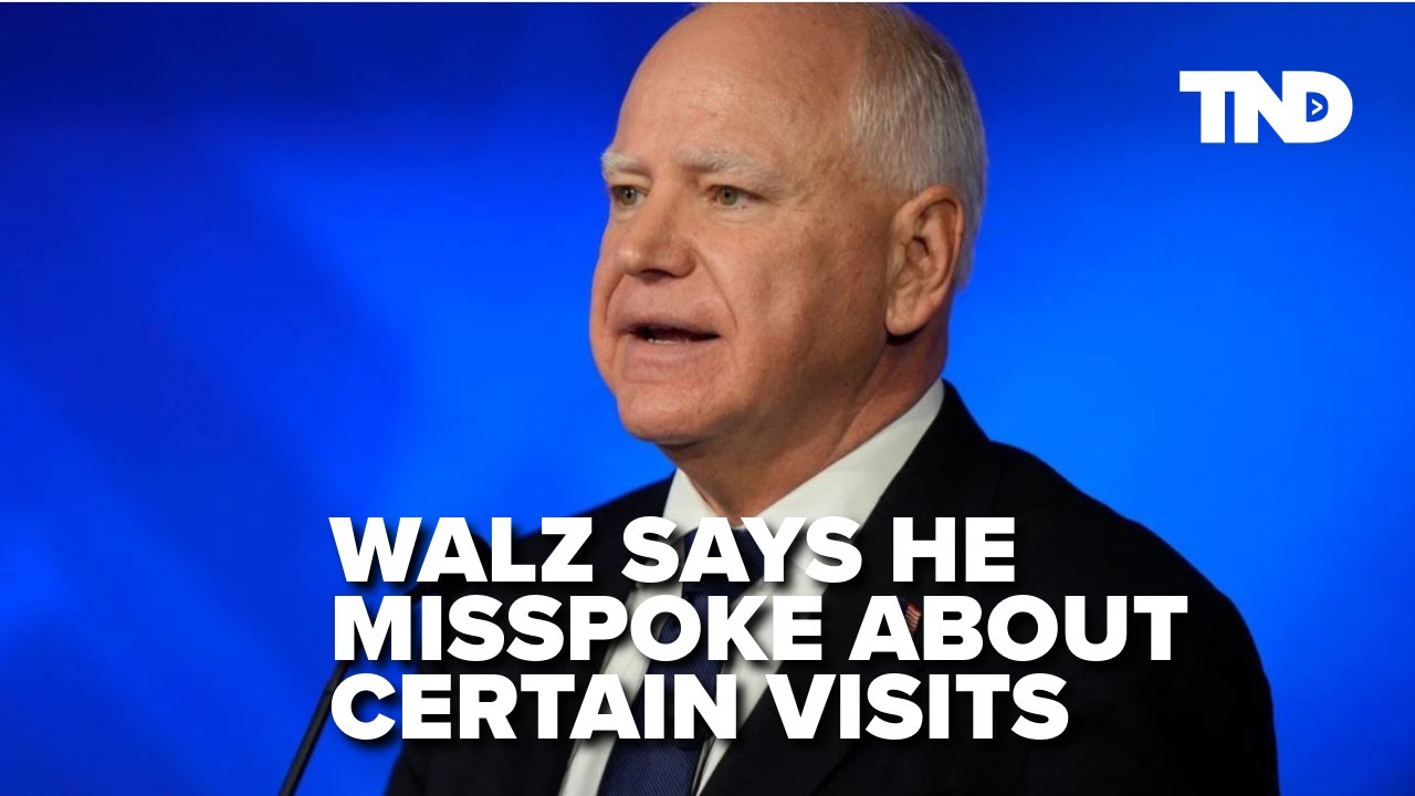 Walz addresses statement he made about Hong Kong visit