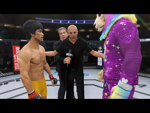 Bruce Lee vs. Magic Lion - EA Sports UFC 4 - Epic Fight 🔥🐲