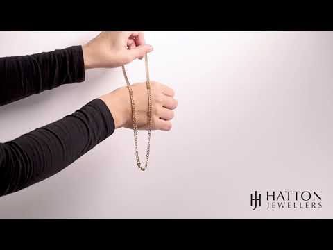 9ct Yellow Gold Italian Made Double Curb Chain - 4.65mm - 16" - 28"