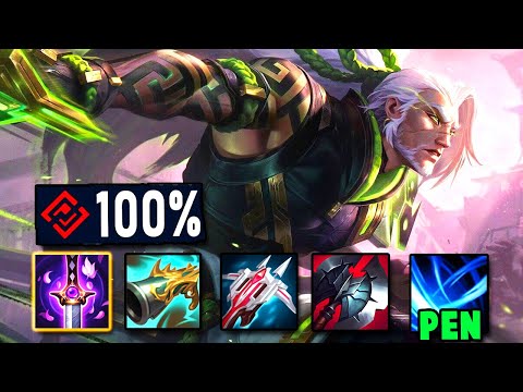 Yasuo but I have 100% armor pen and deal True Damage