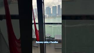 Balcony cabin = Paradise  #virginvoyages #miami #resilientlady #cruising
