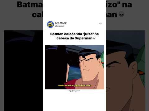 BATMAN COLOCA JUÍZO NA CABEÇA DO SUPERMAN! #batman #superman #ligadajustiça #shorts