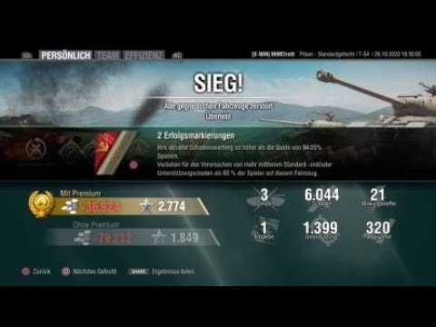 World of Tanks Console - T54 Pilsen Carry +6k damage