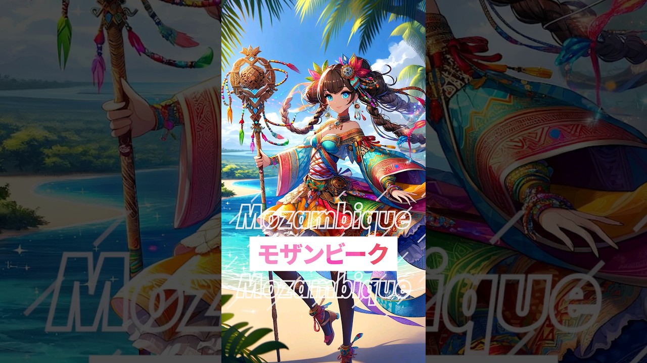 世界各国を魔法少女に擬人化してみた【アフリカ編②】 #shorts