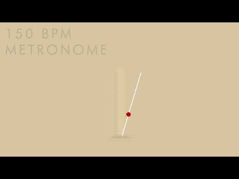 150 BPM Metronome - 1 Hour Metronome 150 BPM