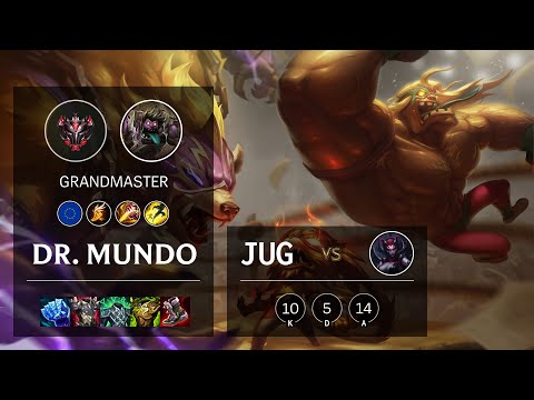 Dr. Mundo Jungle vs Elise - EUW Grandmaster Patch 11.11