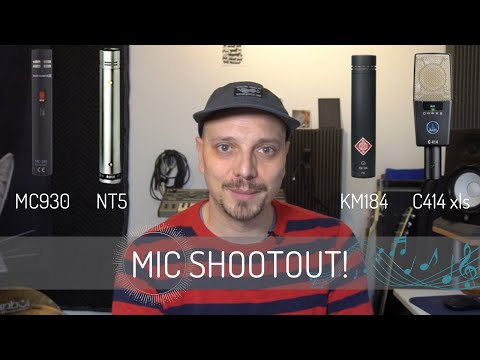 MIC SHOOTOUT Beyerdynamic MC930 vs Neumann KM184 vs Rode Nt5 (Part 1)