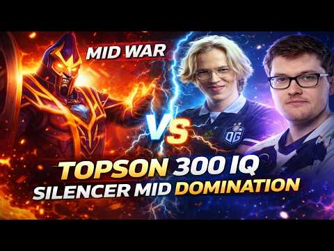 Silenser MID Dota2 / TOPSON 300 IQ SILENCER?! MID DESTROYED!