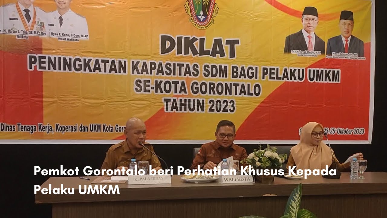 Pemkot Gorontalo beri Perhatian Khusus Kepada Pelaku UMKM