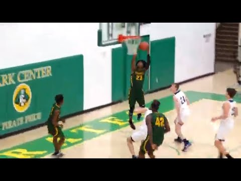 Dain Dainja Block leads to Detavius Frierson Dunk for Park Center Basketball