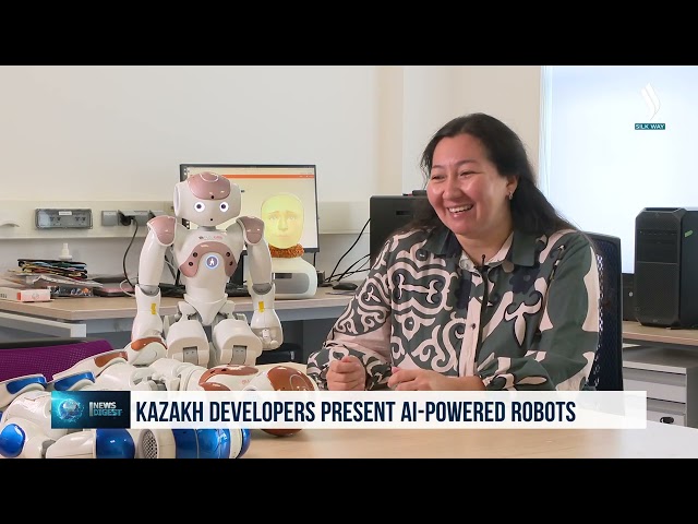 Kazakh developers present AI-powered robots