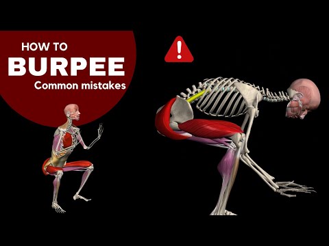 How to Burpee | Watch all active muscles